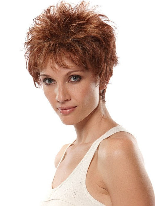 Halle by Jon Renau | Color: 27MBF Apple Pie (Dk Strawberry Blonde w/ Med Red Nape)