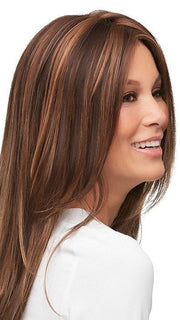 FS6/30/27 TOFFEE TRUFFLE | Brown, Medium Red-Gold, Medium Red-Gold Blonde Blend with Medium Red Gold Blonde Bold Highlights