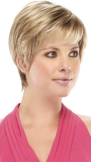 ANNETTE by Jon Renau in 12FS8 SHADED PRALINE | Light Gold Brown, Light Natural Gold Blonde & Pale Natural Gold-Blonde Blend, Shaded with Medium Brown