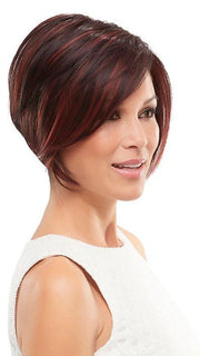IGNITE by Jon Renau in FS2V/31V CHOCOLATE CHERRY | Black/Brown Violet, Medium Red/Violet Blend with Red/Violet Bold Highlights