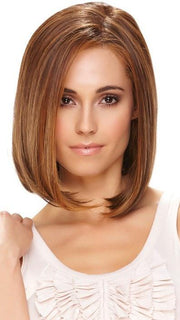 HAUTE by Jon Renau in 6F27 CARAMEL RIBBON | Natural Gold Brown with Medium Red-Gold Blonde Highlights & Tips PPC MAIN IMAGE FB MAIN IMAGE