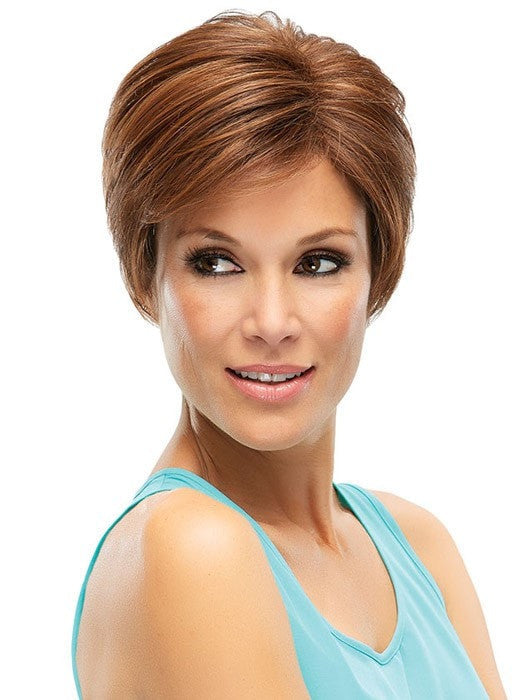 SmartLace allows you to wear the bang forward or back | Color: 4/27/30