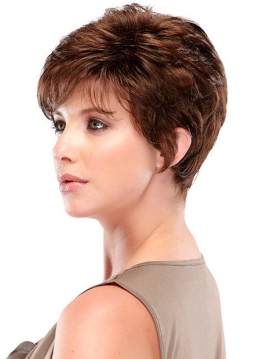 This short pixie that has loads of layers for lots of styling options.