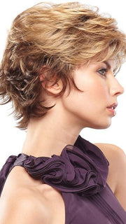 It’s made with pre-styled, ready-to-wear synthetic hair that looks and feels like natural hair