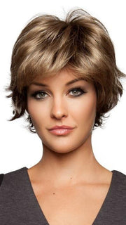 JAZZ MONO by Jon Renau in FS10/16 WALNUT SYRUP | Light Brown with Natural Blonde Bold Highlights