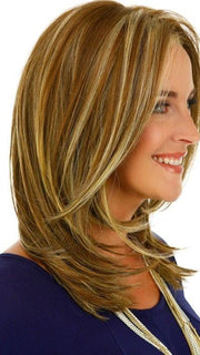 Layers along the fringe frame the face to perfection