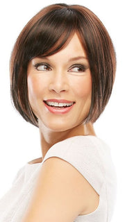 Linda by Jon Renau: Color 1BRH30 Chocolate Pretzel (Off Black w/ 33% Golden Red Highlights) PPC MAIN IMAGE FB MAIN IMAGE