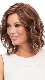 JULIANNE WIG by Jon Renau in FS6/30/27 TOFFEE TRUFFLE | Brown, Medium Red-Gold, Medium Red-Gold Blonde Blend with Medium Red Gold Blonde Bold Highlights