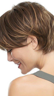  Longer layers around the face | Color: 6F27
