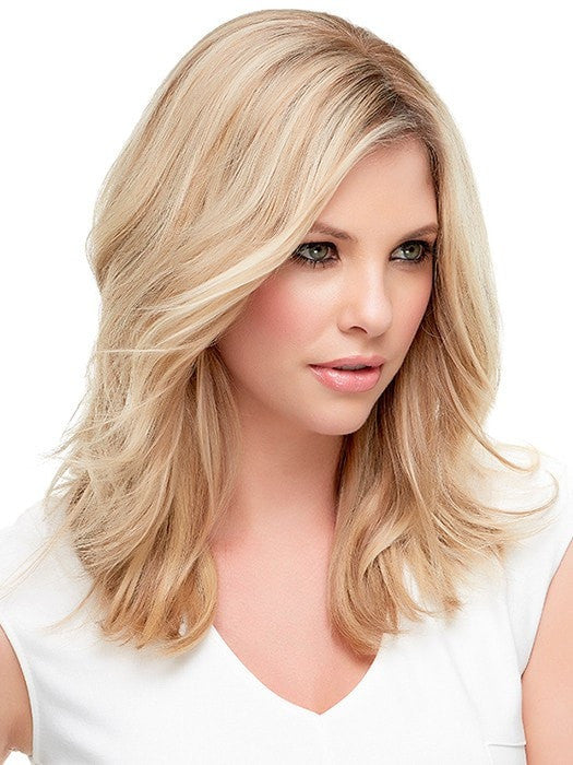 The monofilament top provides multi-directional styling and looks like natural hair growth.