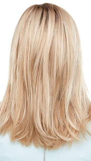 12FS8 SHADED PRALINE | Light Gold Brown, Light Natural Gold Blonde & Pale Natural Gold-Blonde Blend, Shaded with Medium Brown