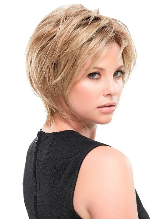KALEY by Jon Renau in 14/26S10 | Light Gold Blonde and Medium Red-Gold Blonde Blend, Shaded with Light Brown
