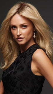 ANGIE EXCLUSIVE by Jon Renau in 22/16S8 | Light Ash Blonde and Light Natural Blonde Blend, Shaded with Medium Brown