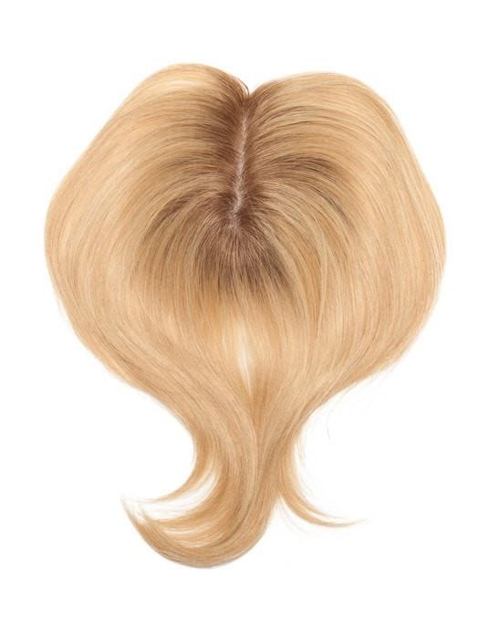 This hair topper, is ideal for concealing thinning hair on the top and along the part