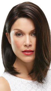 KARLIE by Jon Renau in 1BRH30 DARK CHOCOLATE CHERRY GANACHE | Soft Black with 33% Gold-Red Highlights PPC MAIN IMAGE FB MAIN IMAGE