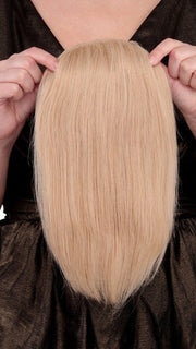 100% Human Hair can be cut and styled to blend in with any hairstyle