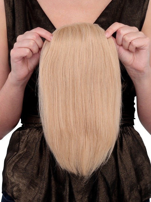 100% Human Hair can be cut and styled to blend in with any hairstyle