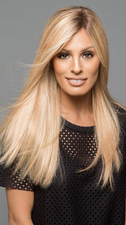 Wigs.com Exclusive Photo | Color: Ginger Blonde Twist Root (This piece has been styled for this look) PPC MAIN IMAGE FB MAIN IMAGE