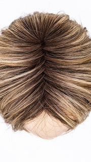 SAND MULTI ROOTED 14.24.12 | Medium Ash Blonde, Lightest Ash Blonde and Lightest Brown Blend with Dark Shaded Roots