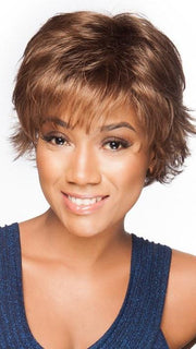 VOLTAGE LARGE by Raquel Welch in R830 GINGER BROWN | Medium Brown Evenly Blended with Medium Auburn