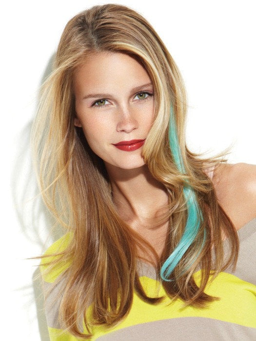 Color N/A | 16" Human Hair Clip In Color Strips by hairdo