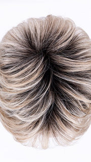 CHAMPAGNE ROOTED 22.25.20 | Light Neutral Blonde, Lightest Golden Blonde, and  Light Strawberry Blonde Blend with Shaded Roots