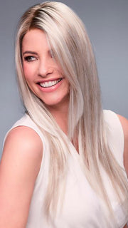 ZARA LITE by Jon Renau in FS17/101S18 PALM SPRINGS BLONDE | Light Ash Blonde with Pure White Natural Violet Bold Highlights, Shaded with Dark Natural Ash Blonde PPC MAIN IMAGE FB MAIN IMAGE