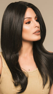 SCENE STEALER by RAQUEL WELCH in RL2/4 OFF BLACK | Black Evenly Blended with Dark Brown Highlights
