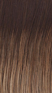 SS12/22 SHADED CAPPUCCINO | Light Golden Brown Evenly Blended with Cool Platinum Blonde Highlights and Dark Roots
