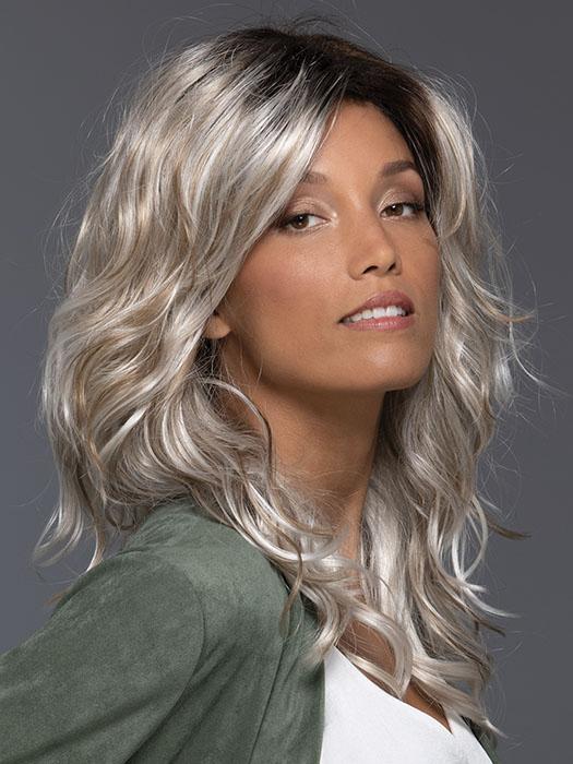 REEVES by Estetica in VANILLA-MACCHIATO | Light Chestnut Brown Base with Light Brown, Golden Blonde, and Icy Blonde Highlights