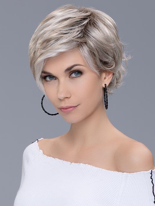 RAISE by ELLEN WILLE in PEARL BLONDE ROOTED | Pearl Platinum, Dark Ash Blonde, and Medium Honey Blonde mix PPC MAIN IMAGE