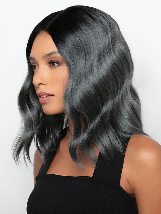Shoulder length with textured beachy waves