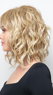 BREEZY WAVEZ by Rene of Paris in CREAMY-TOFFEE | Light Platinum Blonde and Light Honey Blonde evenly blended