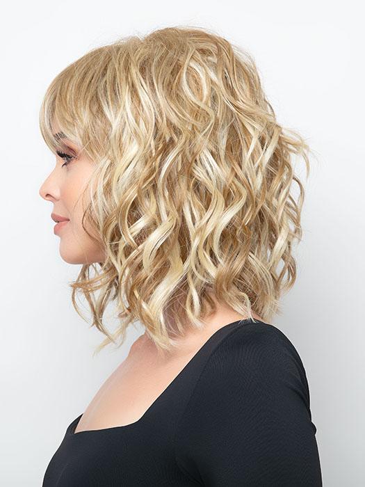 BREEZY WAVEZ by Rene of Paris in CREAMY-TOFFEE | Light Platinum Blonde and Light Honey Blonde evenly blended