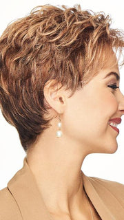 Layers beautifully blend to a neck-hugging, tapered nape