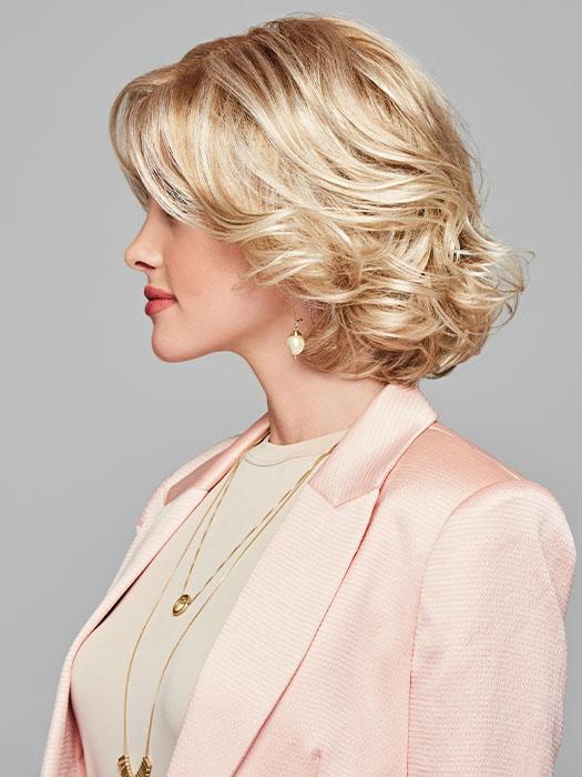  Brush through to create a soft and smooth layered bob, or spritz with water and scrunch for piecey texture