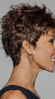 This short and textured boy cut is the epitome of no fuss