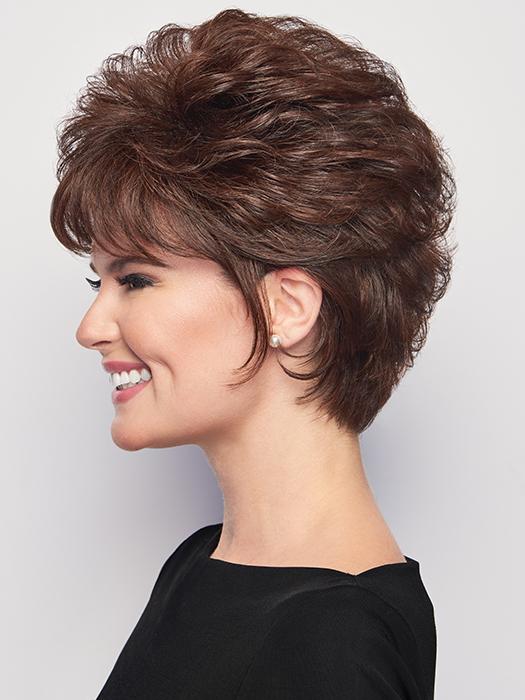 Whether worn tousled or smooth, this versatile cut exemplifies cool and easy styling