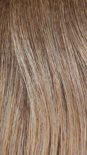 MILK-TEA-LR | Creamy Beige with Longer Dark Root