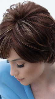 SUSANNE by RENE OF PARIS in RAZBERRY ICE R | Rooted Dark Auburn with Medium Auburn Base with Copper and Strawberry Blonde Highlights