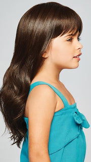 The monofilament top allows for various parting options