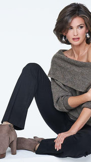 IN CHARGE by Raquel Welch in RL4/10SS ICED JAVA | Off Black shaded with Dark Brown