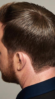 his versatile piece is a Hollywood “trick of the trade” and can be worn as it is with longer hair lengths or trimmed down to blend seamlessly into shorter styles as well