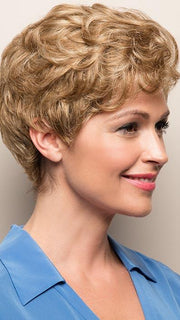 Feathered, wavy layers with a graduated back