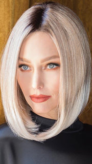 CHEYENNE by RENE OF PARIS in MELTED MARSHMALLOW | Subtly warm dark sandy blonde blend with medium brown roots and light ash blonde tips and highlights