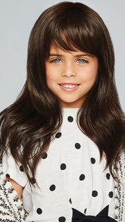 Long, lightly layered style gives the effect of soft tumbling waves