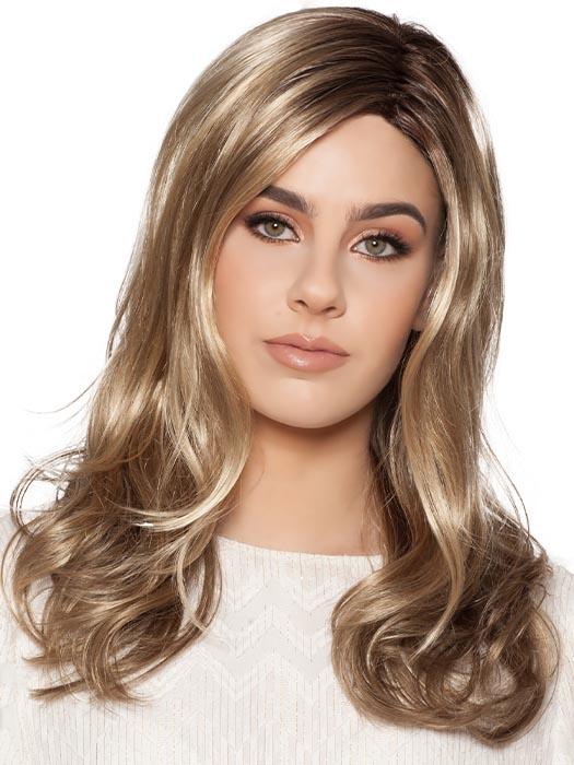 CAMILA by WIG PRO in 12-R8 | Chestnut Brown with Light Golden Brown Rooted base