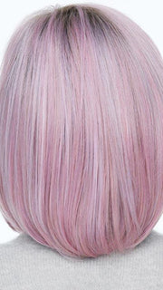 The sheer lace front and monofilament top allows for off-the-face styling and varied parting options