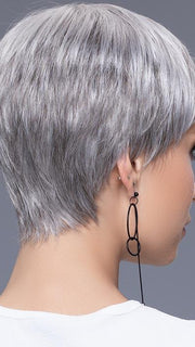 SNOW-MIX | Pure Silver White with 10% Medium Brown and Silver White with 5% Light Brown blend