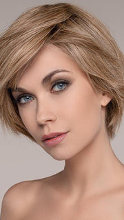 FLAVOUR by ELLEN WILLE in SAND-ROOTED | Light Brown, Medium Honey Blonde, and Light Golden Blonde blend with Dark Brown Roots PPC MAIN IMAGE FB MAIN IMAGE